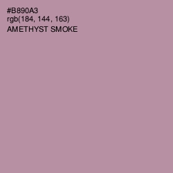 #B890A3 - Amethyst Smoke Color Image